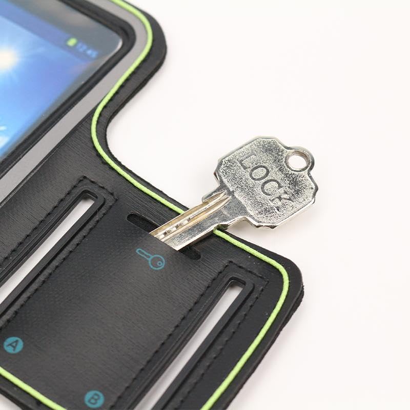 BoxWave Case Compatible with Sony Walkman NW-ZX707 - JogBrite Sports Armband, High Visibility Safety Light LED Runners Armband - Bold Orange - Image 5